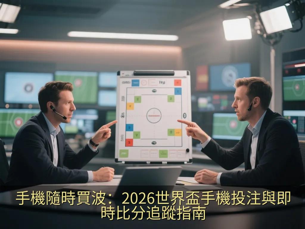 手機隨時買波：2026世界盃手機投注與即時比分追蹤指南